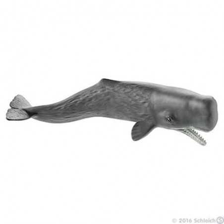 CAPODOGLIO animali in resina SCHLEICH miniature 14764 Wild Life BALENA sperm whale