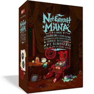 NOT ENOUGH MANA gioco da tavolo PARTY GAME ms edizioni IN ITALIANO età 18+