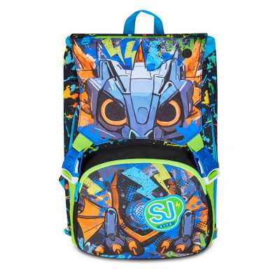 ZAINO sdoppiabile LED LOOK seven BIG scuola SJ GANG estensibile BOY