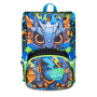 ZAINO sdoppiabile LED LOOK seven BIG scuola SJ GANG estensibile BOY