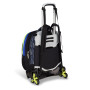 TROLLEY JACK tre ruote 3WD scuola DETACH seven NUANCED VERDE E BLU vol 37 litri ZAINO staccabile 3 IN 1