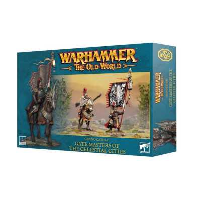 GATE MASTERS OF THE CELESTIAL CITIES set di 2 miniature GRAND CATHAY warhammer THE OLD WORLD età 12+