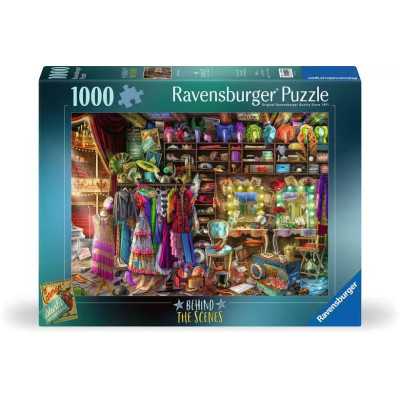 PUZZLE 1000 PEZZI ravensburger DIETRO LE QUINTE originale BEHIND THE SCENES softclick
