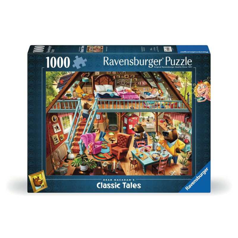 Ravensburger - Puzzle Cervo in priavera, 1000 Pezzi, Idea regalo, per