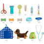 SET VETERINARIO puppy care clinic vet kit HAPE gioco di imitazione INTERATTIVO età 3+