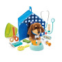 SET VETERINARIO puppy care clinic vet kit HAPE gioco di imitazione INTERATTIVO età 3+
