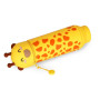 KAWAII 2 in 1 ASTUCCIO in silicone GIRAFFA legami TOMBOLINO portapenne con zip