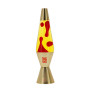 LAMPADA LAVA lavalamp MAGMASTIC lamp GOLD oro