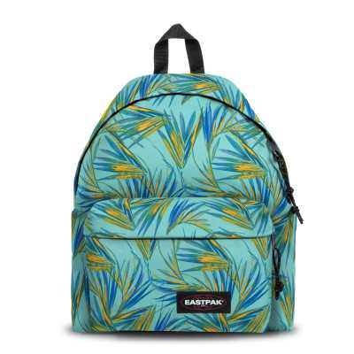 ZAINO eastpak PADDED PAK'R backpack BRIZE PALM AQUA da 24 litri AZZURRO scuola e tempo libero