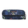 ASTUCCIO eastpak OVAL SINGLE portapenne con zip FLORA FADE NAVY
