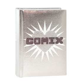 AGENDA giornaliera 2025 2026 diario COMIX da 16 mesi SILVER HEART cuore argento MEDIUM special edition