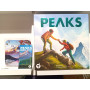 PEAKS DELUXE the boardgame Kickstarter with dice tray