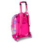TROLLEY JACK seven CAT LED tre ruote 3WD vol 34 litri SJ GANG scuola ZAINO staccabile 3 IN 1
