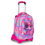 TROLLEY JACK seven CAT LED tre ruote 3WD vol 34 litri SJ GANG scuola ZAINO staccabile 3 IN 1