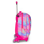 TROLLEY JACK seven CAT LED tre ruote 3WD vol 34 litri SJ GANG scuola ZAINO staccabile 3 IN 1