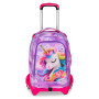TROLLEY JACK seven FABLE JOURNEY tre ruote 3WD vol 34 litri SJ GANG scuola ZAINO staccabile 3 IN 1