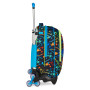 TROLLEY JACK seven LED LOOK tre ruote 3WD vol 34 litri SJ GANG scuola ZAINO staccabile 3 IN 1
