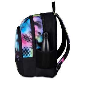 ZAINO seven DUAL backpack WRITE DOWN scuola FLUO FUXIA led 382