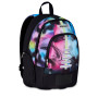 ZAINO seven DUAL backpack WRITE DOWN scuola FLUO FUXIA led 382