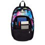 ZAINO seven DUAL backpack WRITE DOWN scuola FLUO FUXIA led 382