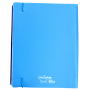 AGENDA 2026 biembi IN CUOIO rigenerato DAY spiralato BLU giornaliera