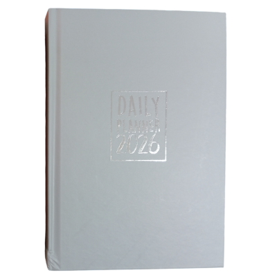 AGENDA 2026 biembi DAILY PLANNER brossura GRIGIO giornaliera DAY