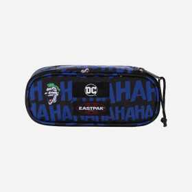 ASTUCCIO eastpak OVAL SINGLE portapenne con zip THE JOKER blu e nero