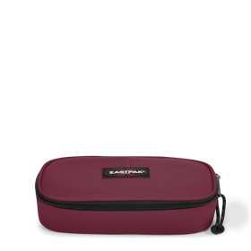 ASTUCCIO eastpak OVAL SINGLE portapenne con zip MAROON BURGUNDY