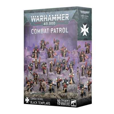 COMBAT PATROL pattuglia da combattimento BLACK TEMPLARS set di 19 miniature WARHAMMER 40K età 12+