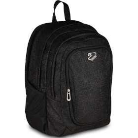 ZAINO seven SHINY TECH effetto glitter NERO backpack 29 LITRI ZAINO seven SHINY TECH effetto glitter NERO backpack 29 LITRI