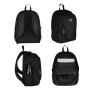 ZAINO seven SHINY TECH effetto glitter NERO backpack 29 LITRI