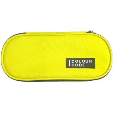 ASTUCCIO ROUND PLUS portapenne ovale COLOUR CODE organizzato OVAL seven GIALLO