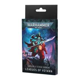 LEAGUES OF VOTANN carte delle schede tecniche DATASHEET CARDS warhammer 40k IN ITALIANO età 12+