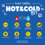 BORRACCIA TERMICA per bambini LEGAMI hot & cold BBF caldo e freddo KITTY gatto