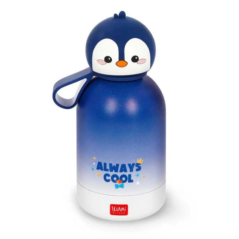 Pauleen 48042 Night Penguin Luce Notturna Pinguino per Bambini con Batteria LED Lampada per cameretta con Cambio di Colore in Silicone Senza BPA, Bianco