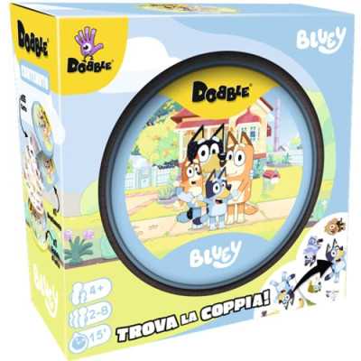DOBBLE gioco da tavolo BLUEY party game PER BAMBINI asmodee IN ITALIANO età 4+