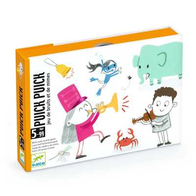 PUICK PUICK gioco di carte DJECO di versi e mimica DJ05071 età 5+