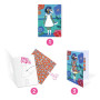 COLLAGE kit artistico 8 MOTIVI set creativo MODA WAX djeco DJ09307 età 6+