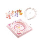 CERCHIETTI DI PERLINE kit artistico CORONCINE PREZIOSE set creativo DJECO DJ09837 età 8+