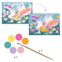 ATTIVITA' CREATIVE grande set FLUFFY BOX kit artistico ANIMALI DELLA FORESTA djeco DJ09329 età 6+