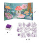 ATTIVITA' CREATIVE grande set FLUFFY BOX kit artistico ANIMALI DELLA FORESTA djeco DJ09329 età 6+