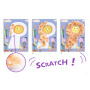 LANA SCRATCH animaletti pelosi A TUTTO PELO kit artistico DJECO DJ09128 età 3+