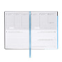 AGENDA 2026 legami LARGE giornaliera e settimanale DAY & WEEK da 12 mesi RETRO BLUE blu CM 17 X 24