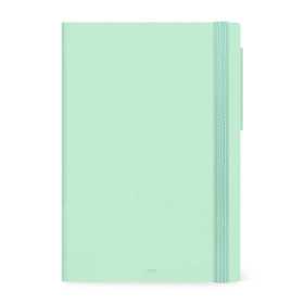 AGENDA 2026 legami LARGE giornaliera DAY da 12 mesi PASTEL MINT verde acqua CM 17 X 24