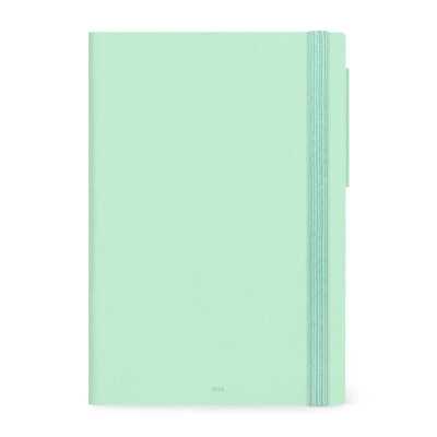 AGENDA 2026 legami LARGE giornaliera DAY da 12 mesi PASTEL MINT verde acqua CM 17 X 24