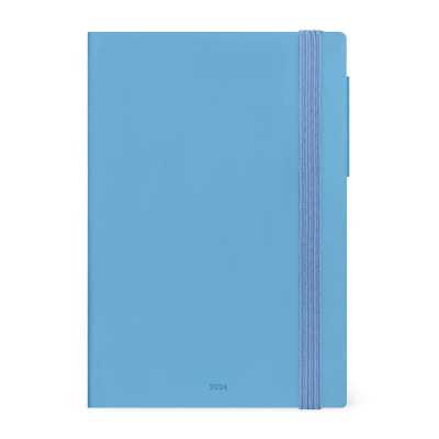 AGENDA 2026 legami MEDIUM settimanale WEEK da 12 mesi RETRO BLUE blu VERSO