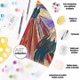 L'URLO DI MUNCH art collection CREART kit artistico CON COLORI e pennello doppio RAVENSBURGER età 12+