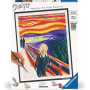 L'URLO DI MUNCH art collection CREART kit artistico CON COLORI e pennello doppio RAVENSBURGER età 12+