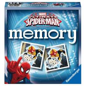 MEMORY ravensburger CLASSICO divertente ULTIMATE SPIDER MAN gioco di società 32 COPPIE età 3+