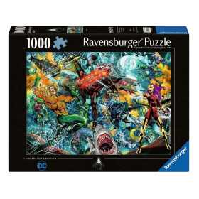 PUZZLE 1000 PEZZI ravensburger AQUAMAN originale DC COMICS